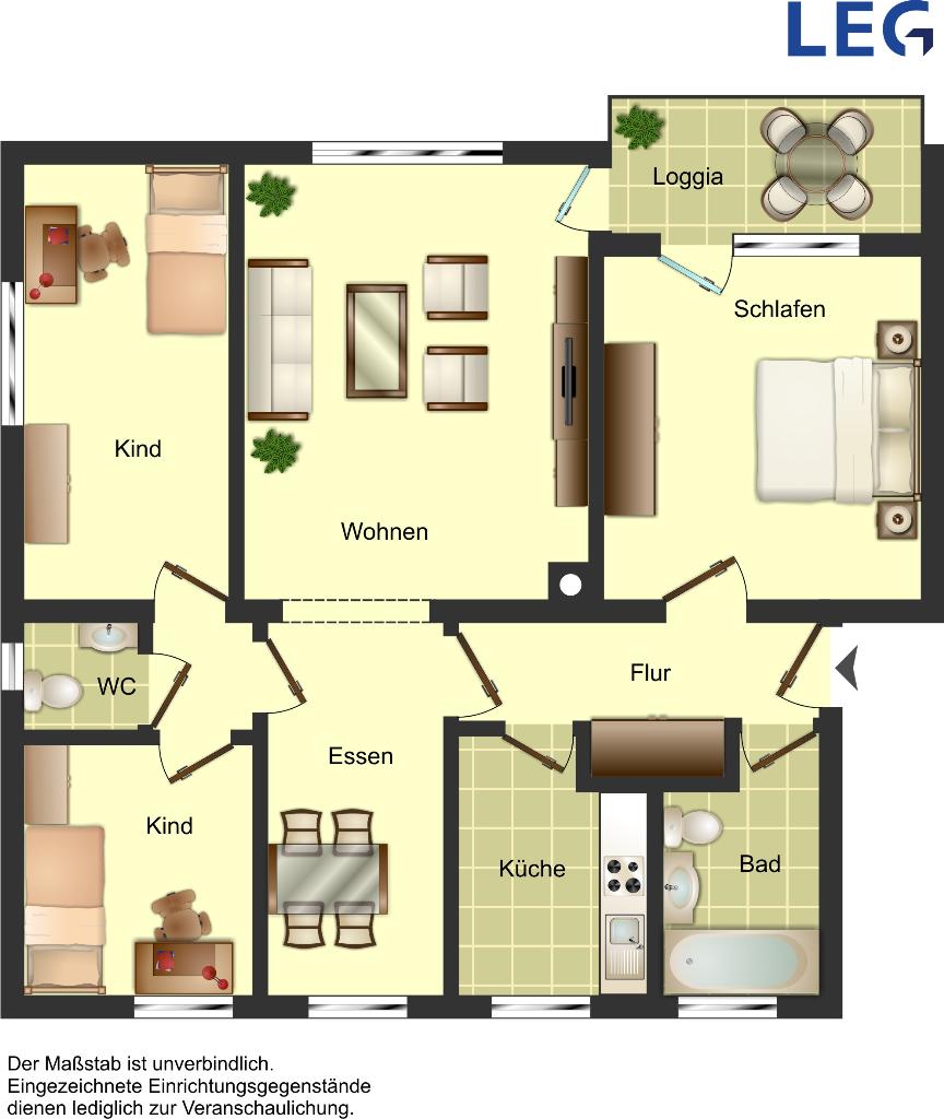 Wohnung zur Miete 729 € 4 Zimmer 86,2 m²<br/>Wohnfläche EG<br/>Geschoss 07.03.2025<br/>Verfügbarkeit Van-Kinsbergen-Ring 94 Salchendorf Neunkirchen 57290