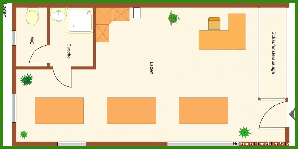 Bürofläche zur Miete 320 € 35 m²<br/>Bürofläche Bad Heilbrunn Bad Heilbrunn 83670