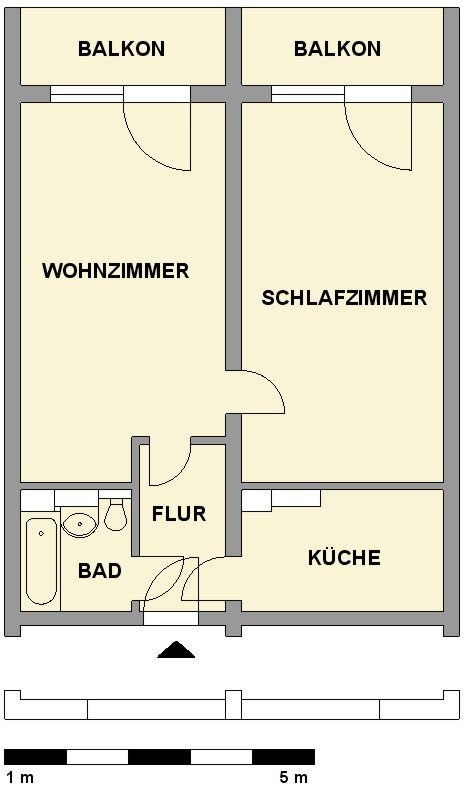 Wohnung zur Miete 341 € 2 Zimmer 56,6 m²<br/>Wohnfläche 2.<br/>Geschoss Wenzel-Verner-Str. 62 Helbersdorf 610 Chemnitz 09120