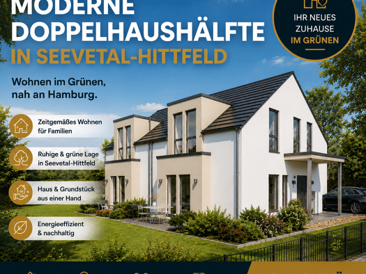 Doppelhaushälfte zum Kauf provisionsfrei 648.000 € 5 Zimmer 113 m² 600 m² Grundstück Emmelndorf Seevetal 21218