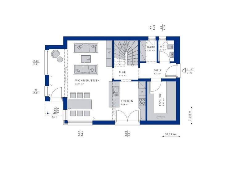 Einfamilienhaus zum Kauf 409.450 € 5 Zimmer 122 m² 731 m² Grundstück Schönau Wenden 57482