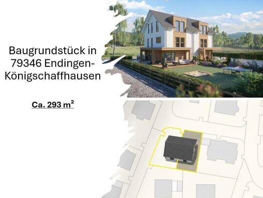 Grundstück zum Kauf 118.029 € 293 m² Grundstück Königschaffhausen Endingen am Kaiserstuhl 79346