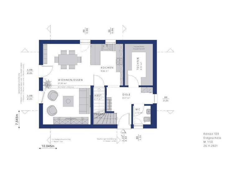 Einfamilienhaus zum Kauf 424.258 € 4 Zimmer 134 m² 580 m² Grundstück Gommern 39245