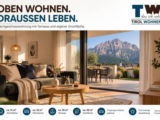 Wohnung zum Kauf 383.850 € 52 m² Telfs 6410