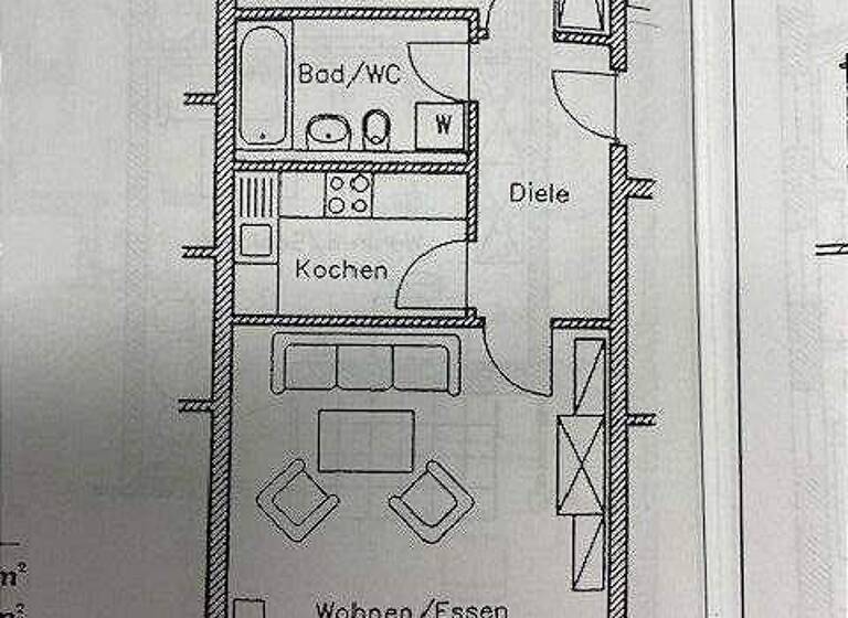 Wohnung zur Miete 680 € 2 Zimmer 60 m² Geschoss 2/3 frei ab 01.05.2026 Brandenburger Straße 11 b Wustermark 14641