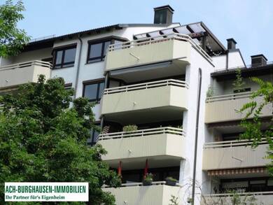 Wohnung zur Miete 750 € 2 Zimmer 69,4 m² 5. Geschoss frei ab sofort Marktlerstraße 3 Burghausen Burghausen 84489
