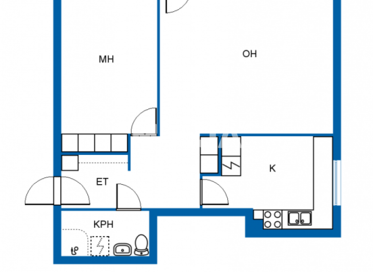 Studio zum Kauf 45.000 € 2 Zimmer 55 m² 4. Geschoss Neulastie 2 Kouvola 45200