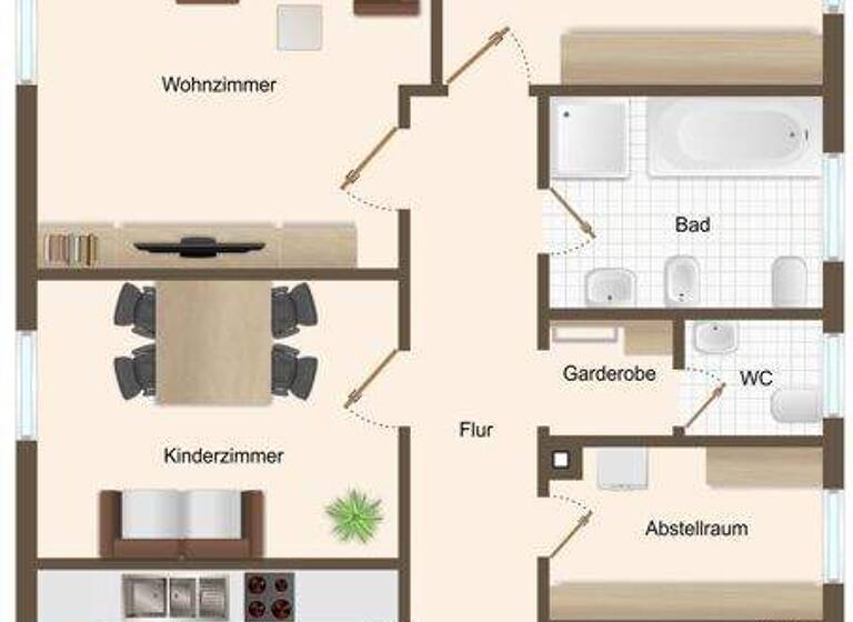 Wohnung zum Kauf 325.000 € 3 Zimmer 88 m² Rastede II Rastede 26180