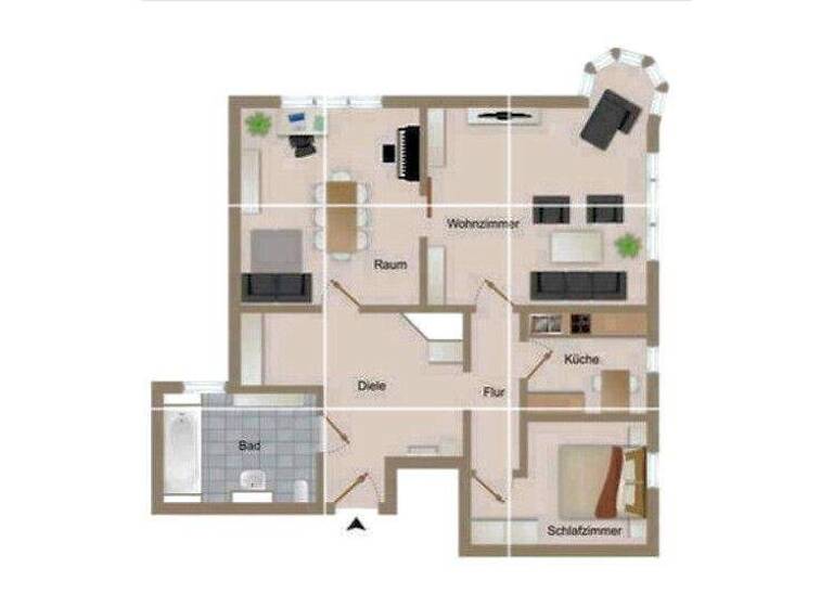 Wohnung zur Miete Wohnen auf Zeit 1.560 € 3 Zimmer 90 m² Wien 1070