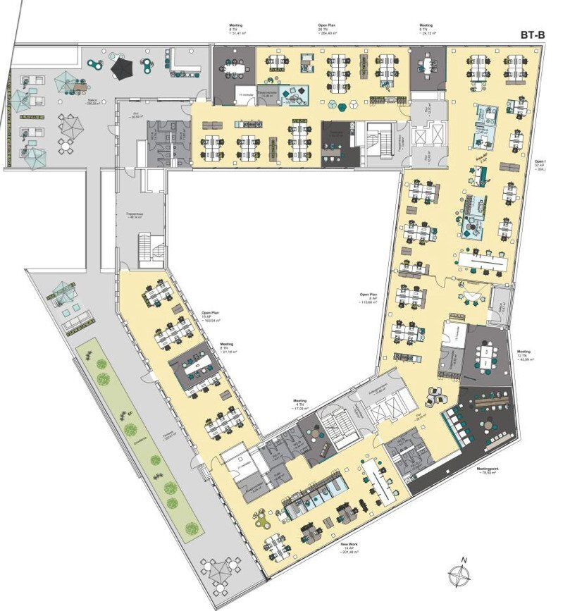 Bürogebäude zur Miete provisionsfrei 22,50 € 5.460 m²<br/>Bürofläche ab 655 m²<br/>Teilbarkeit Kaiserlei Offenbach am Main 63067