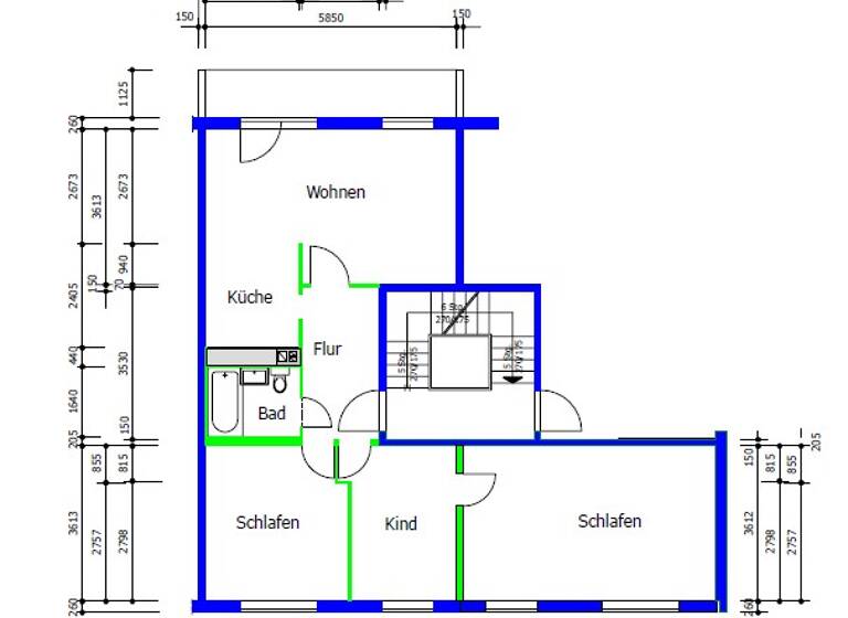 Wohnung zur Miete 389 € 4 Zimmer 76,5 m²<br/>Wohnfläche 5.<br/>Geschoss Am Himmelreich 72 Suhl Suhl 98527