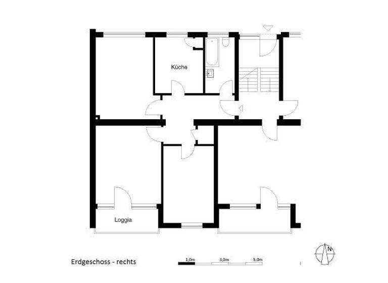 Wohnung zur Miete 820 € 3 Zimmer 75,6 m² EG frei ab sofort Hilshof 20a Stöcken Hannover 30419