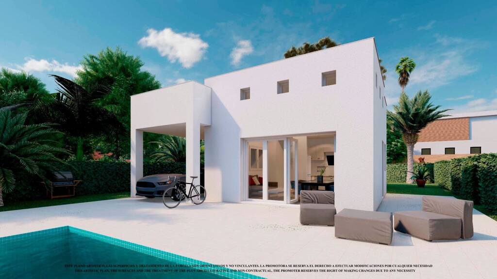 Villa zum Kauf 383.400 € 3 Zimmer 92 m² 375 m² Grundstück Los Alcazares