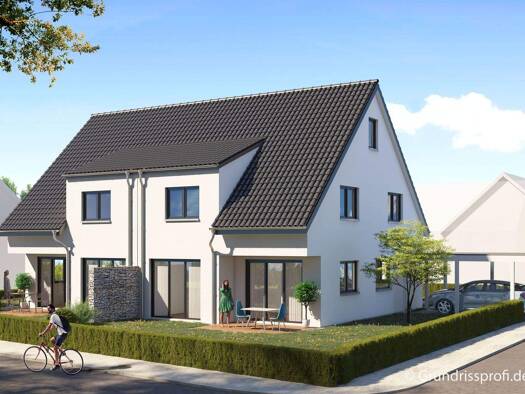 Doppelhaushälfte zum Kauf provisionsfrei 690.000 € 5 Zimmer 152 m² 279 m² Grundstück Nelkenstraße 18 Schwaig Schwaig bei Nürnberg 90571