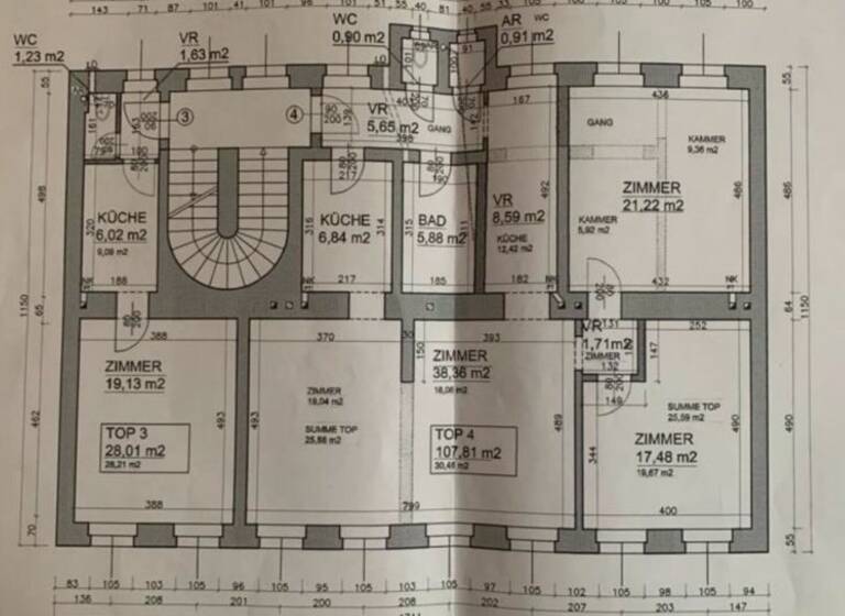 WG-Zimmer zum Kauf 590.000 € 5 Zimmer 138 m² 1. Geschoss Canalettogasse Wien 1120
