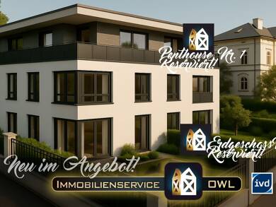 Wohnung zum Kauf - Erstbezug 386.750 € 3 Zimmer 85 m² EG frei ab sofort Innenstadt Bad Oeynhausen 32545