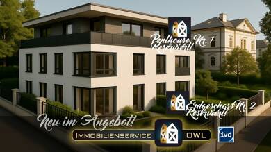 Wohnung zum Kauf - Erstbezug 386.750 € 3 Zimmer 85 m² EG frei ab sofort Innenstadt Bad Oeynhausen 32545