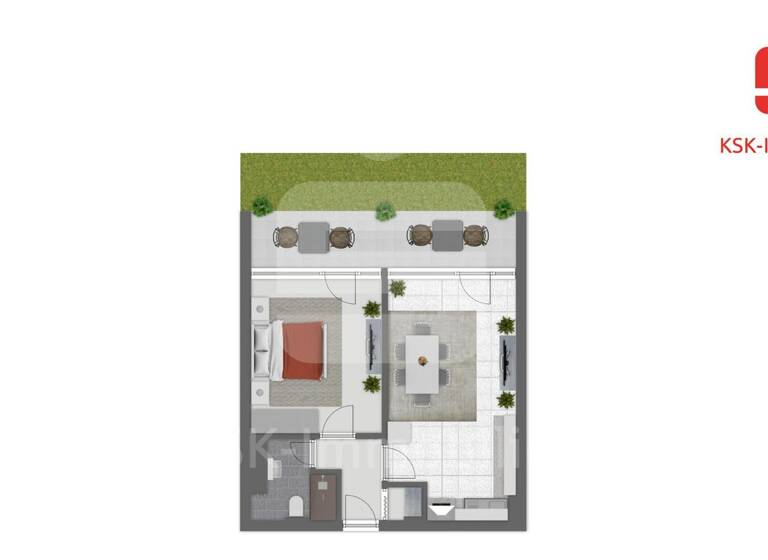 Wohnung zum Kauf 129.000 € 2 Zimmer 51,3 m² EG Lustheide Bergisch Gladbach 51427