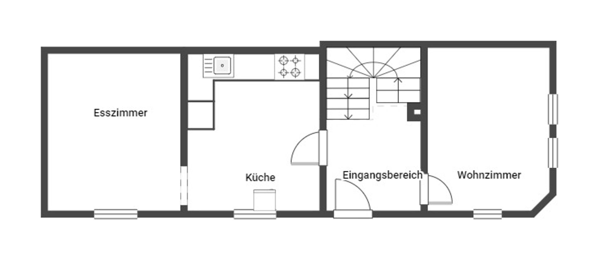 Immobilie zum Kauf als Kapitalanlage geeignet 244.000 € 6 Zimmer 102 m²<br/>Fläche 204,2 m²<br/>Grundstück Birklar Lich 35423