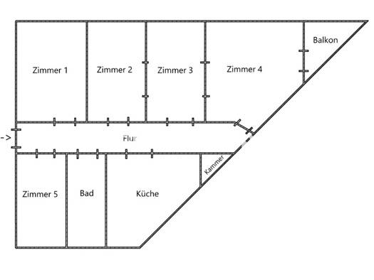 Studio zur Miete Tauschwohnung 1.100 € 5 Zimmer 107 m² 3. Geschoss Steglitz Berlin 12169