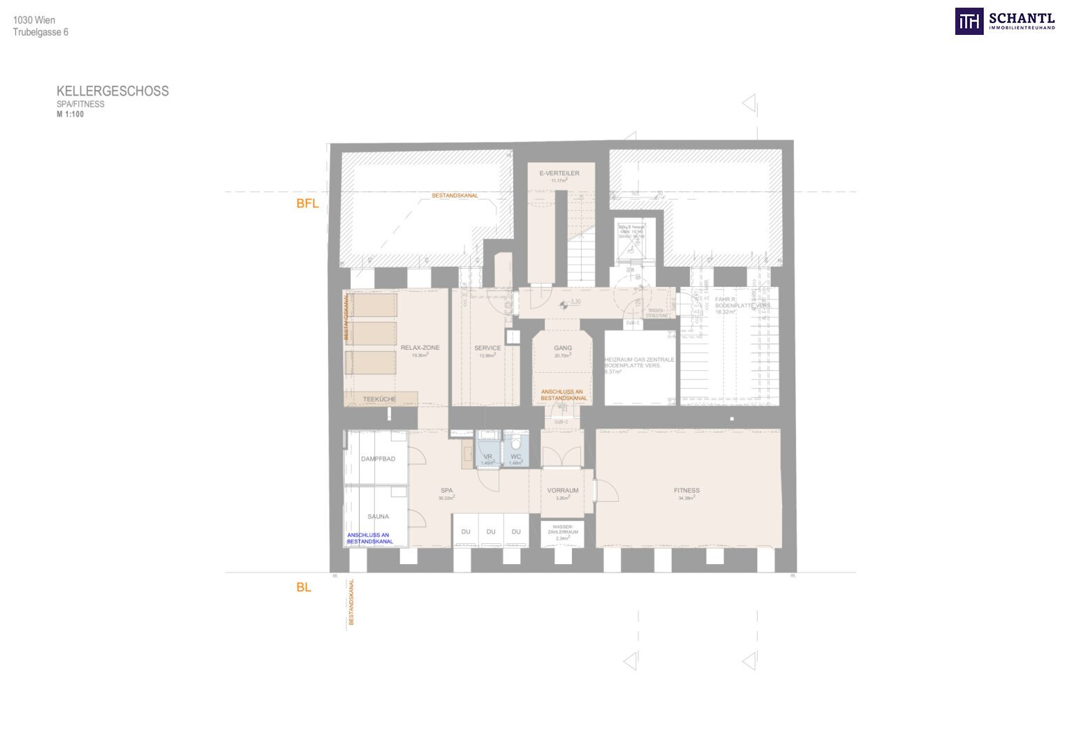 Wohnung zum Kauf 1.249.000 € 4 Zimmer 146 m²<br/>Wohnfläche 5.<br/>Geschoss Trubelgasse Wien 1030