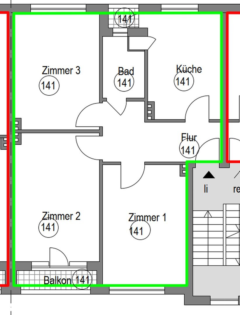 Wohnung zur Miete 998 € 3 Zimmer 70 m²<br/>Wohnfläche 1.<br/>Geschoss Tischbeinstraße 12 Barmbek - Nord Hamburg 22307