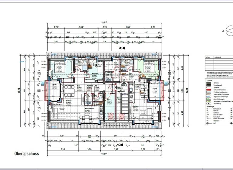 Wohnung zur Miete 710 € 2 Zimmer 61,5 m²<br/>Wohnfläche Dachgeschoss<br/>Geschoss 01.10.2025<br/>Verfügbarkeit Grüner Weg 1 Ankum Ankum 49577