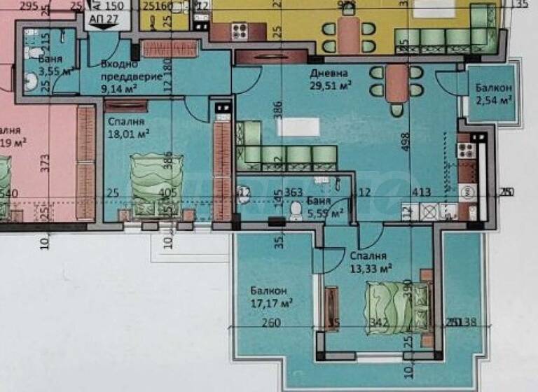 Studio zum Kauf 246.500 € 3 Zimmer 137 m² Sofia
