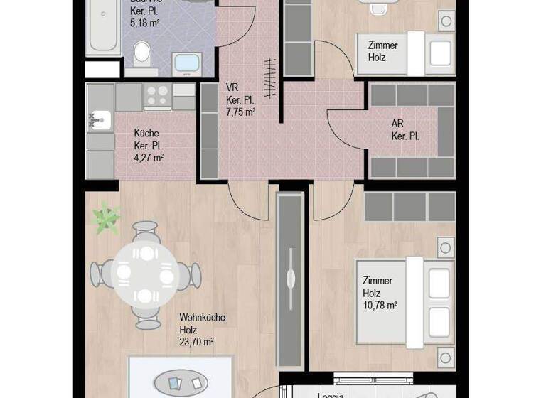 Wohnung zum Kauf 429.000 € 3 Zimmer 69 m² 2. Geschoss Klimschgasse Wien 1030