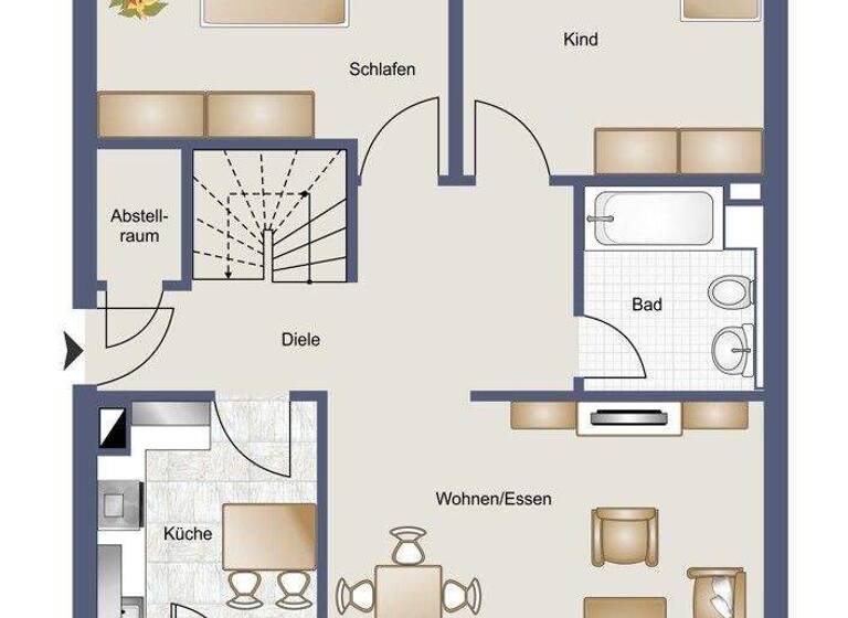 Wohnung zum Kauf 239.000 € 3 Zimmer 89,9 m² 2. Geschoss Bracht Brüggen / Bracht 41379