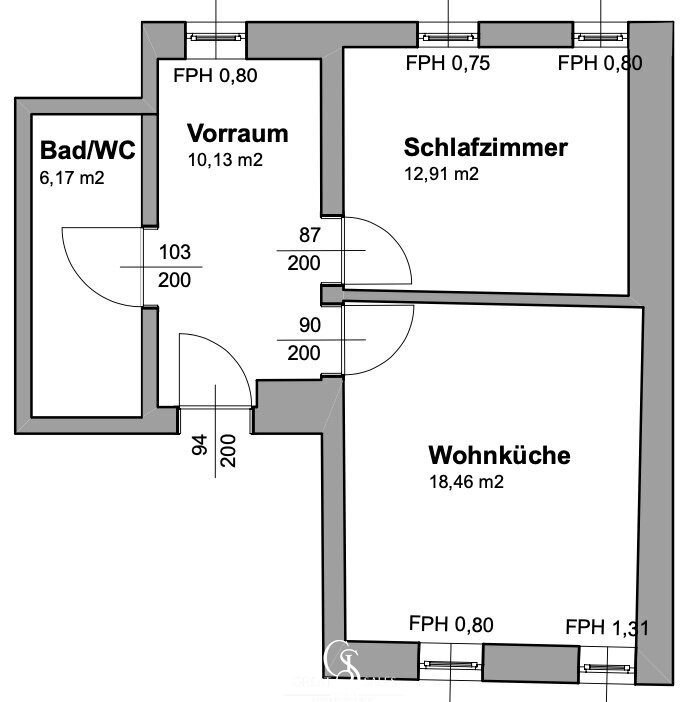 Wohnung zur Miete 320 € 2 Zimmer 45 m²<br/>Wohnfläche Hauptstraße 71 Trofaiach 8793