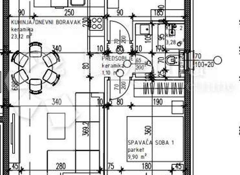 Wohnung zum Kauf 250.000 € 3 Zimmer 62 m² 1. Geschoss Okrug
