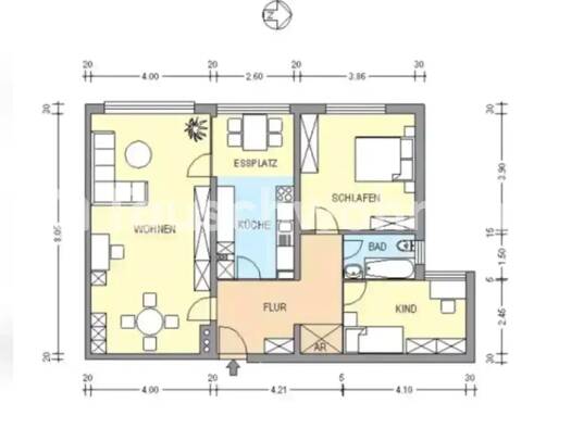 Wohnung zur Miete Tauschwohnung 684 € 2,5 Zimmer 83 m² Britz Berlin 12351