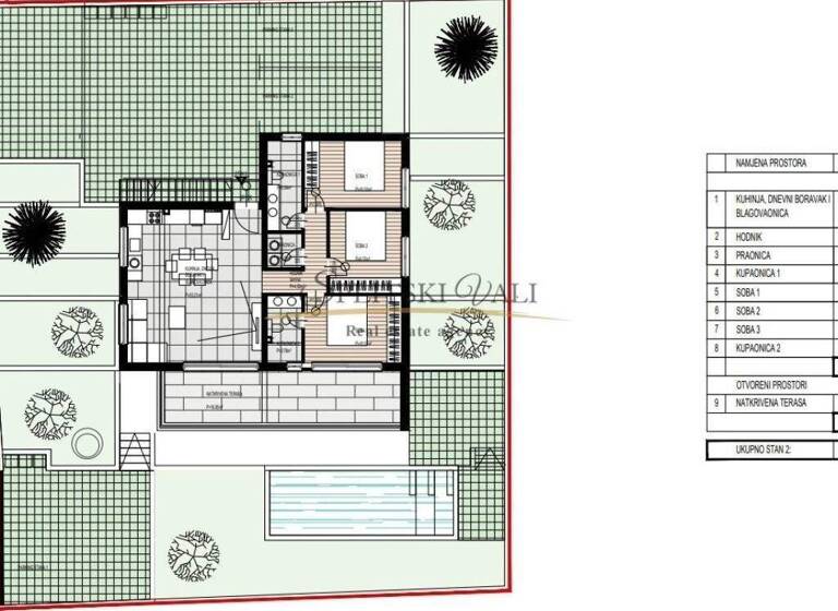 Wohnung zum Kauf 360.000 € 3 Zimmer 99 m² Okrug