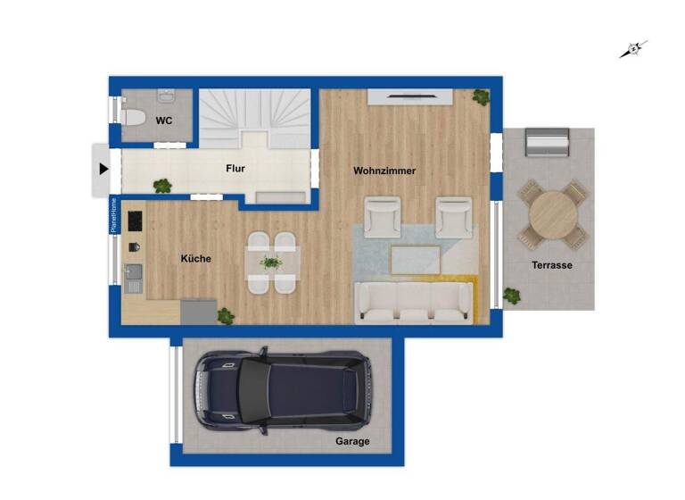 Doppelhaushälfte zum Kauf 450.000 € 6 Zimmer 113,8 m² 340 m² Grundstück Bach Erbach 89155