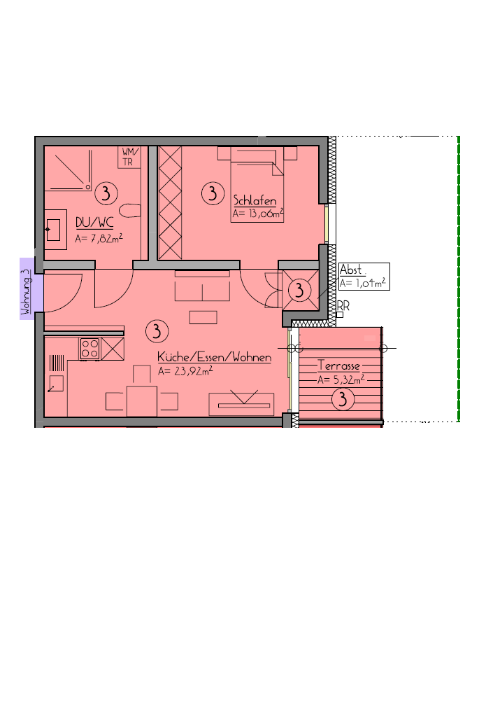 Terrassenwohnung zum Kauf provisionsfrei 293.425 € 2 Zimmer 48,5 m²<br/>Wohnfläche EG<br/>Geschoss 01.03.2025<br/>Verfügbarkeit Flurstraße Ronhof 153 Fürth 90765