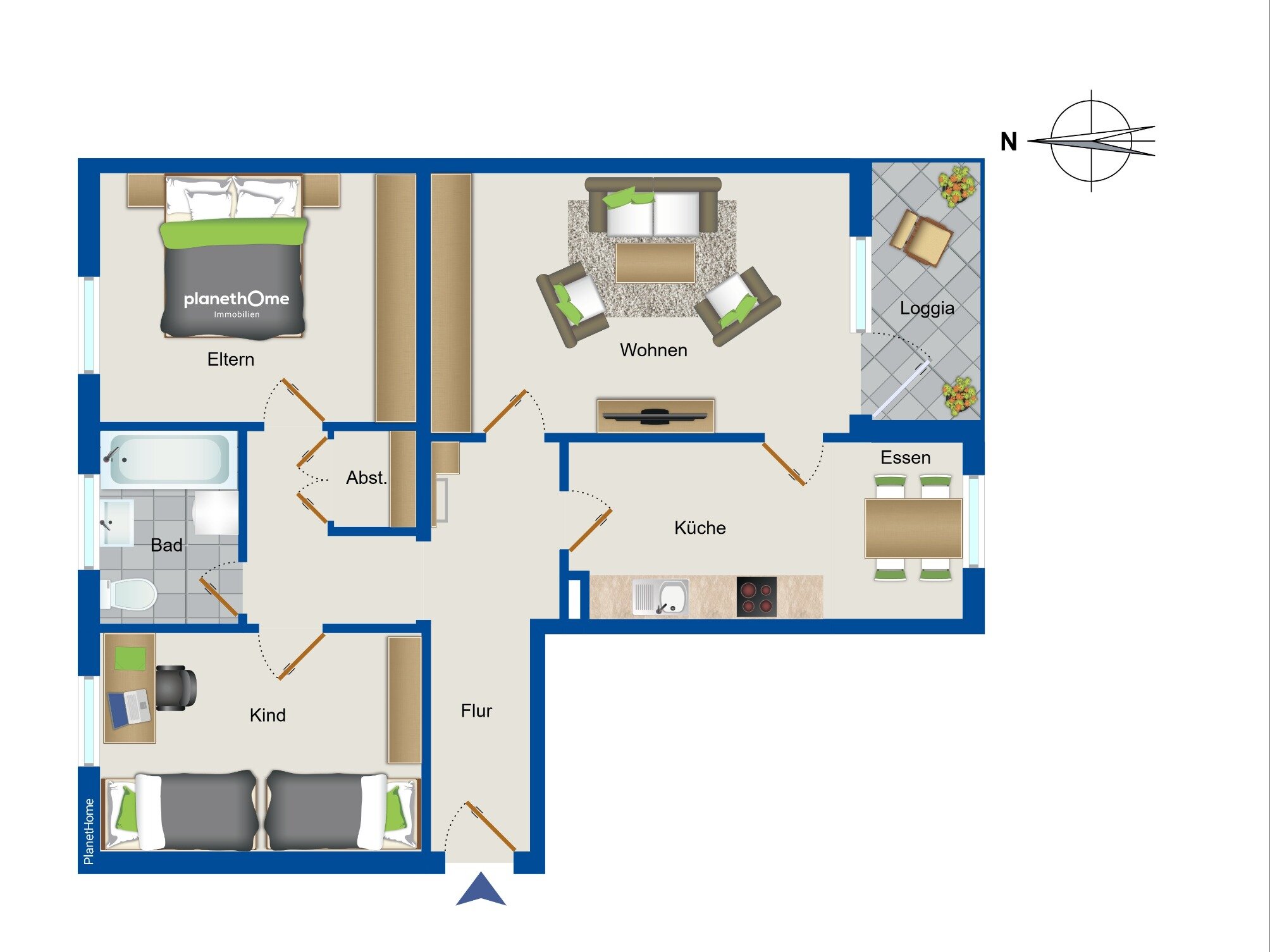 Wohnung zum Kauf 250.000 € 3 Zimmer 77,3 m²<br/>Wohnfläche 1.<br/>Geschoss Mering Mering 86415