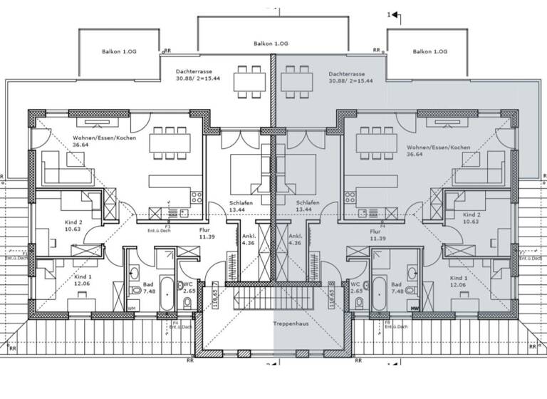 Penthouse zum Kauf provisionsfrei 489.000 € 4 Zimmer 110,7 m² 2. Geschoss Niederwalting Oberschneiding/ 94363