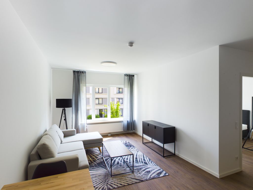 Wohnung zur Miete Wohnen auf Zeit 2.233 € 2 Zimmer 46,8 m²<br/>Wohnfläche ab sofort<br/>Verfügbarkeit Lehrter Straße Moabit Berlin 10557