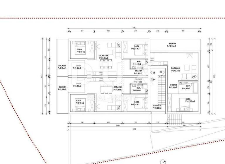 Wohnung zum Kauf 310.000 € 3 Zimmer 59 m² 1. Geschoss Povljana