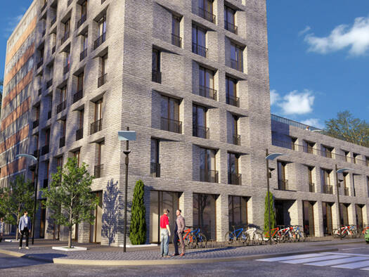 Bürofläche zur Miete - Erstbezug 21,50 € Drosselstraße 18-20 Barmbek-Nord Hamburg 22305