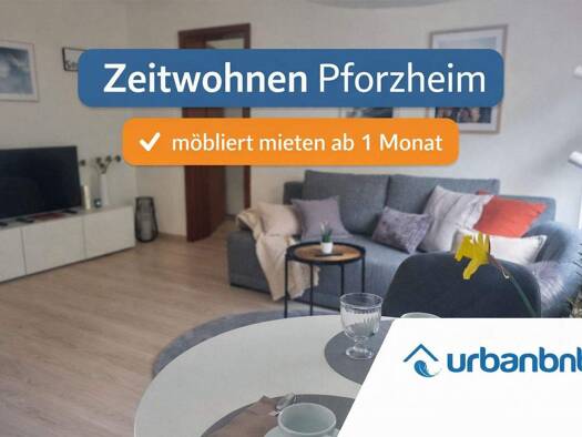 Wohnung zur Miete Wohnen auf Zeit 1.250 € 2 Zimmer 48 m² frei ab 14.06.2026 Stolzestr. 0 Südoststadt Pforzheim 75175