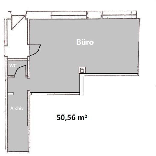 Bürofläche zur Miete provisionsfrei 650 € 2 Zimmer 50,6 m²<br/>Bürofläche Trossingen Trossingen 78647