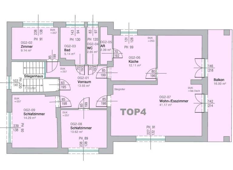 Wohnung zum Kauf 280.000 € 5 Zimmer 124 m² 2. Geschoss Pulverturmstrasse 2 St. Peter Klagenfurt(Stadt) 9020