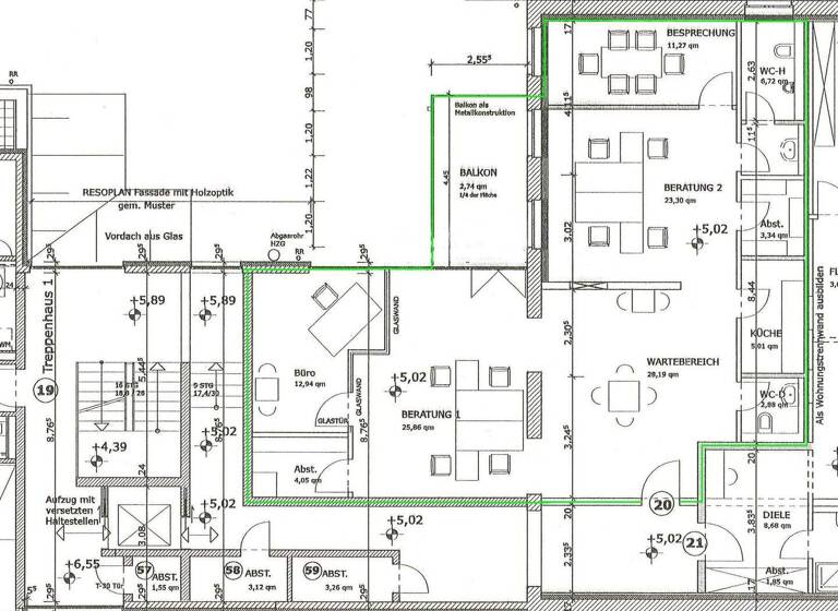 Bürofläche zur Miete 1.700 € 4 Zimmer 123 m² Bürofläche Winsen 21423