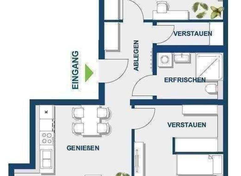 Wohnung zum Kauf - Erstbezug 609.000 € 3 Zimmer 80,9 m² 3. Geschoss frei ab sofort Heinersdorf Berlin 13089