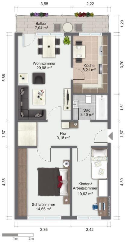 Wohnung zur Miete 369 € 3 Zimmer 70,4 m²<br/>Wohnfläche EG<br/>Geschoss Heilige-Grab-Str. 55 B Innenstadt Görlitz 02828