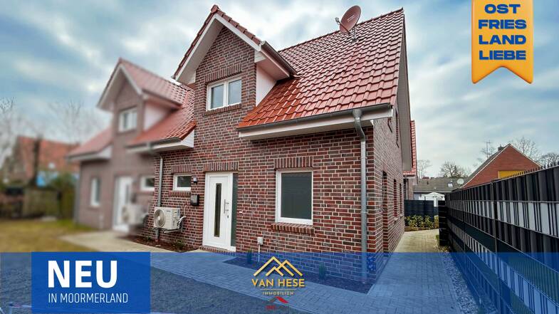 Doppelhaushälfte zum Kauf 325.500 € 4 Zimmer 91,1 m² 120 m² Grundstück frei ab sofort Warsingsfehn Moormerland 26802