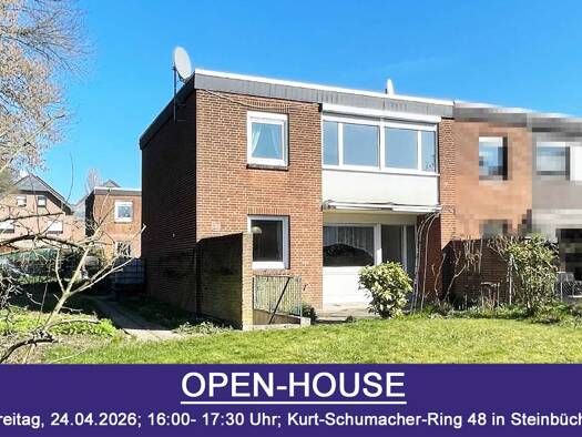 Reihenendhaus zum Kauf 420.000 € 4 Zimmer 102 m² 471 m² Grundstück Kurt-Schumacher-Ring 48 Steinbüchel Leverkusen 51377