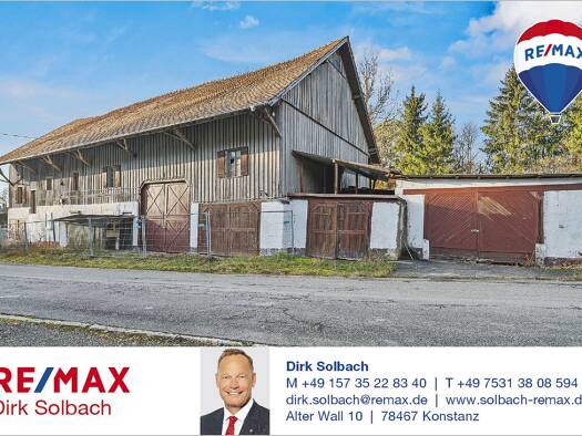 Lagerhalle zum Kauf 249.000 € 1.000 m² Lagerfläche Bundesstraße 4 Schwackenreute Mühlingen 78357
